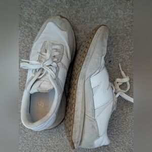 White and Gray New balance 237 Sneakers